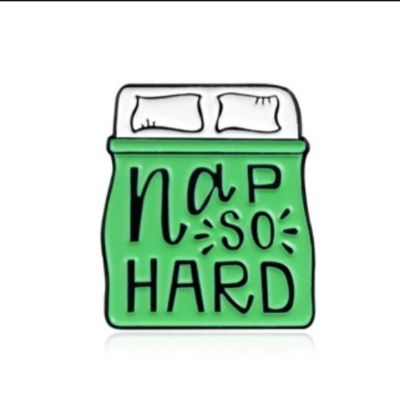 NAP SO HARD Collectible Enamel Pin NEW! 564x1 - Picture 5 of 5